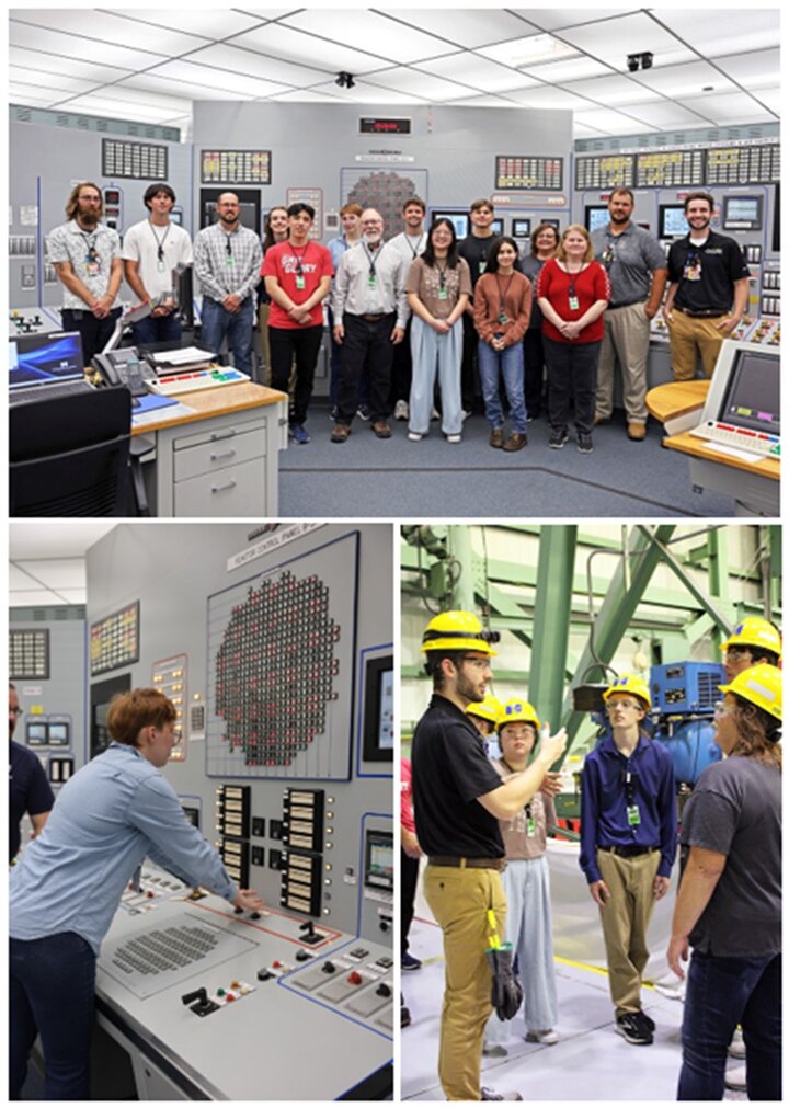 Interns and faculty from NCESR visiting NPPD's Cooper Nuclear Station