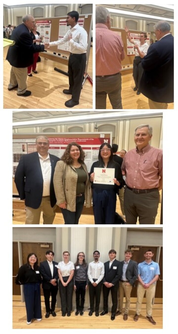 Interns receiving reward at 2025 Symposium